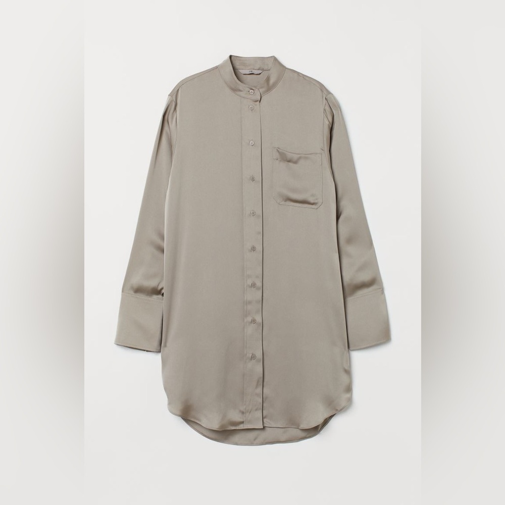 H&M Satin Button Down